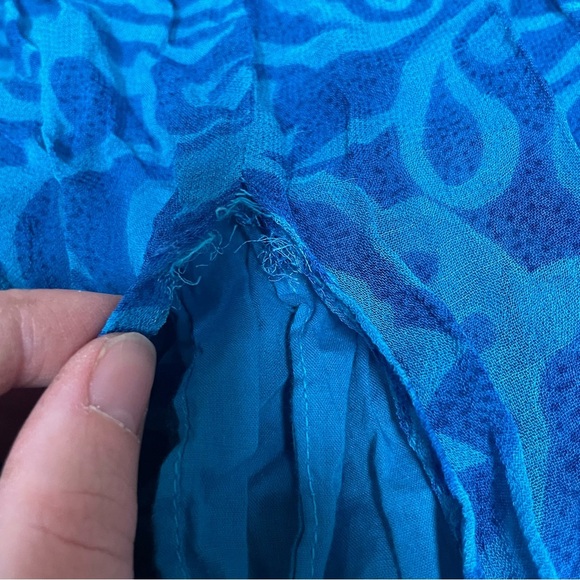 Notations clothing boho hippie skirt blue plus size 2x rayon - Picture 10 of 10